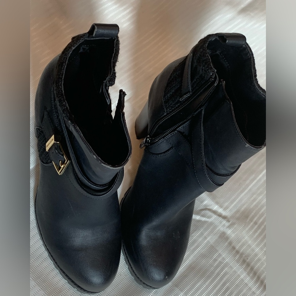 Juicy Couture Black Ankle Boots for Women SZ 8 1/2